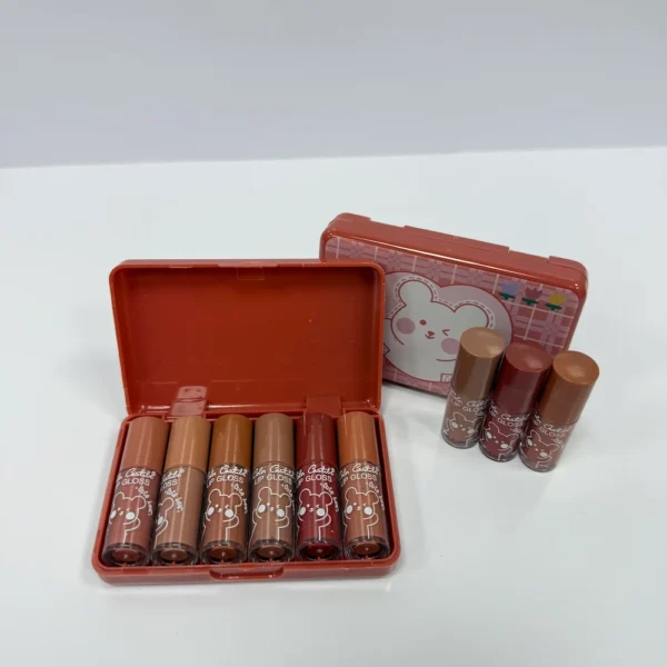 پک رژ لب کالر کاستل خرسی 6 عددی 90849889