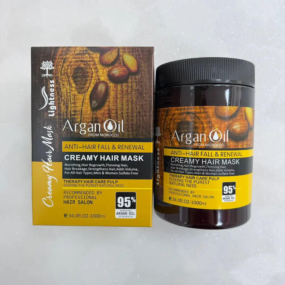 ماسک مو تقویت‌کننده لایتنس مدل روغن آرگان ۱۰۰۰ میل 9089498