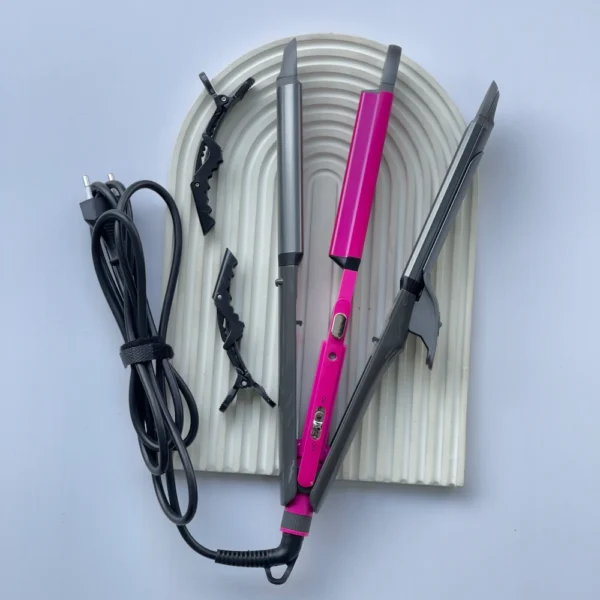 اتو مو 4 کاره کیمی | Kemei 4-in-1 Hair Styler