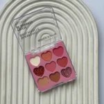 پالت سایه چشم میس لارا مدل قلبی 9 رنگ | Miss Lara Heart Eyeshadow Palette 9 Colors - Image 2