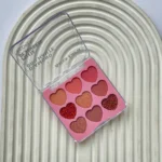 پالت سایه چشم میس لارا مدل قلبی 9 رنگ | Miss Lara Heart Eyeshadow Palette 9 Colors - Image 4