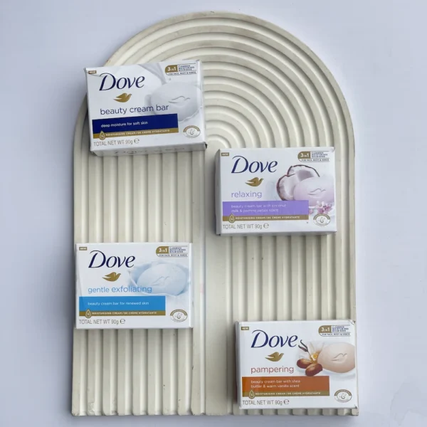 صابون شستشو صورت و بدن داو، مرطوب‌ کننده و نرم‌ کننده مناسب برای انواع پوست (۹۰ گرم) | DOVE Beauty Bar, Moisturizing for All Skin Types
