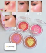 رژگونه توت فرنگی هدا موجی پودری فشرده | HUDA MOJI Strawberry Pressed Powder Blush - تصویر 2