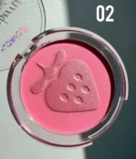 رژگونه توت فرنگی هدا موجی پودری فشرده | HUDA MOJI Strawberry Pressed Powder Blush - تصویر 5