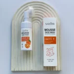 فوم شستشو صورت ضدلک سادور مدل ویتامین C حجم 120 میلی‌لیتر، مناسب انواع پوست | SADOER Vitamin C Facial Cleansing Foam 120 ml